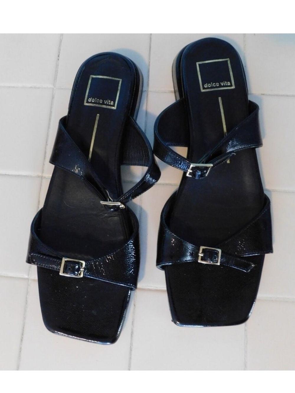 Dolce Vita Lavern Black Sandals Size 10 - Picture 3 of 11